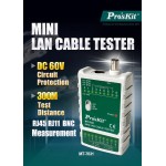 PROSKIT tester καλωδίων δικτύου MT-7031 για RJ45/11/12/22 & BNC