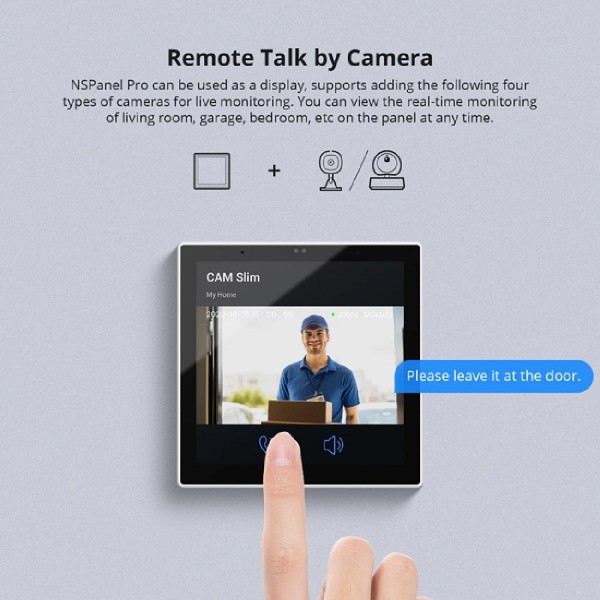 SONOFF smart panel ελέγχου NSPanel Pro, οθόνη αφής, Wi-Fi, Zigbee HUB