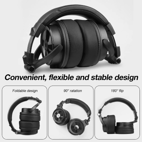 ONEΟDIO headset Monitor 40, 6.35mm & 3.5mm σύνδεση, Hi-Res, 50mm, μαύρο