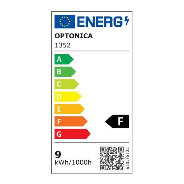 OPTONICA LED λάμπα A60 1352, 8.5W, 4500K, E27, 806lm