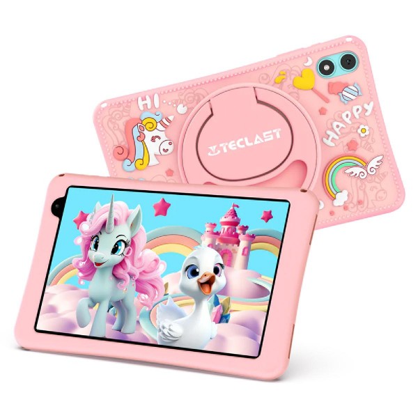 TECLAST tablet P85T Kids, 8" HD, 4/64GB, Android 13, 5000mAh, ροζ