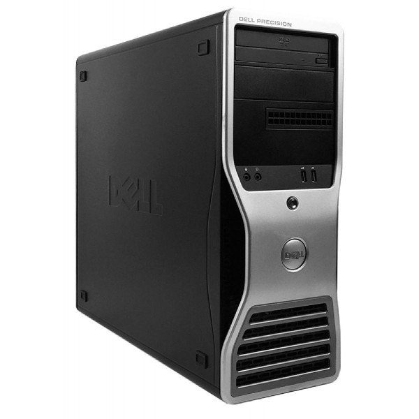 DELL Workstation Precision T5500, Refurbished Grade A Repainted, E5506, 8GB, 500GB, DVD, V5800, FreeDOS