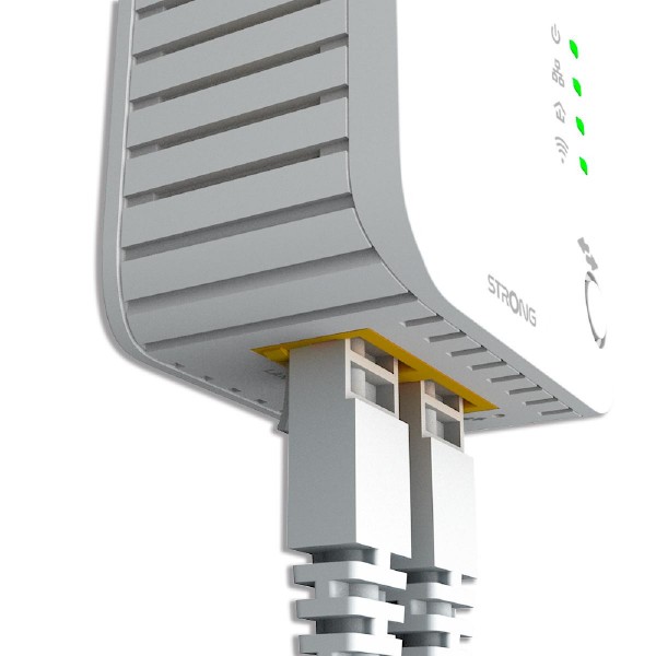 STRONG Powerline Kit POWERLWF600DUOEUV2, 600Mbps, 300Mbps WiFi, 2τμχ