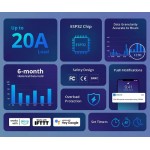 SONOFF smart διακόπτης παρακολούθησης ισχύος POWR320D, Wi-Fi, 20A