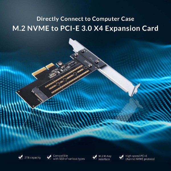 ORICO κάρτα επέκτασης PCI-e x4 σε NVMe M.2 M-key PSM2