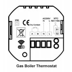 POWERTECH ψηφιακός θερμοστάτης χώρου PT-1049, αερίου, Wi-Fi, μαύρος