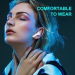 POWERTECH earphones με θήκη φόρτισης Soul, TWS, ANC, 45/200mAh, λευκά