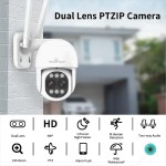 POWERTECH smart κάμερα PT-1163, 4MP, Wi-Fi, PTZ, SD, 8x zoom, IP65