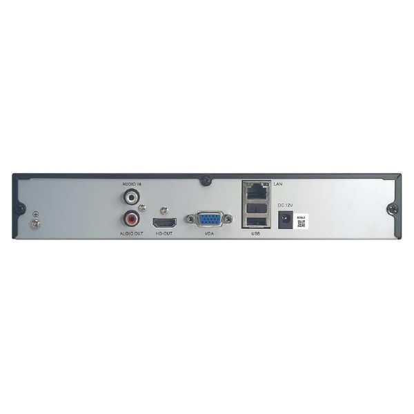 POWERTECH NVR καταγραφικό με 4 κάμερες PT-1233, 4K, 4MP, 9 κανάλια