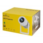 POWERTECH smart βιντεοπροβολέας PT-1305, 1080p, WiFi, Android, 170 ANSI lumens, λευκός