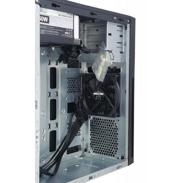 POWERTECH PC Case PT-1308 με 550W PSU, ATX, 330x175x405mm, μαύρο