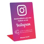 POWERTECH NFC επιτραπέζιο stand Follow us on Instagram PT-1405