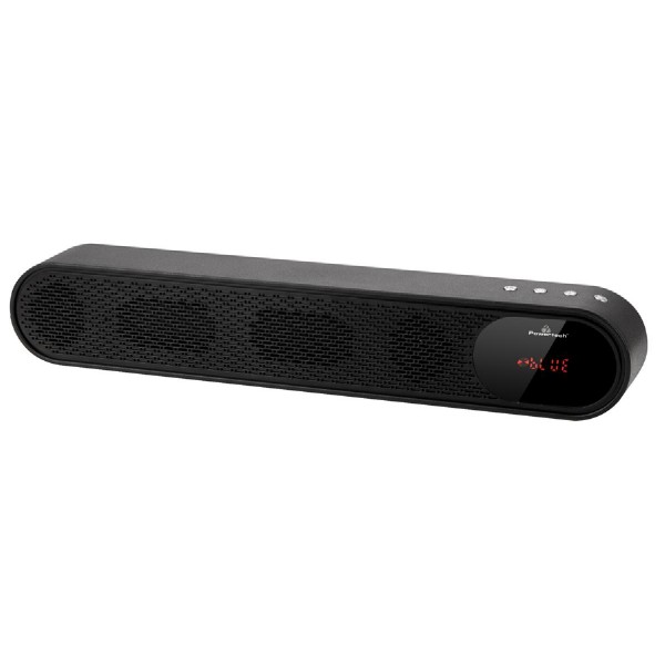 POWERTECH soundbar PT-986, 2x 5W RMS, TWS, FM, 1200mAh, μαύρο