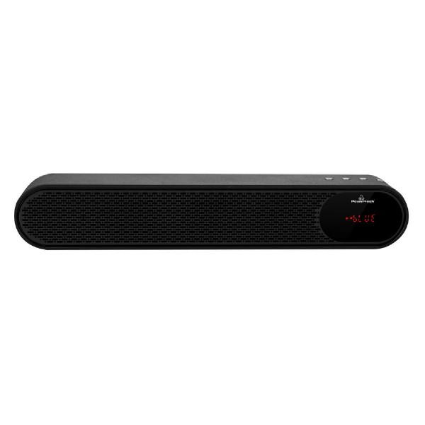 POWERTECH soundbar PT-986, 2x 5W RMS, TWS, FM, 1200mAh, μαύρο