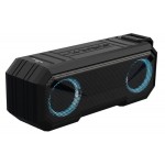 POWERTECH φορητό ηχείο & power bank PT-988 16W RMS, FM, RGB, IPX7, μαύρο