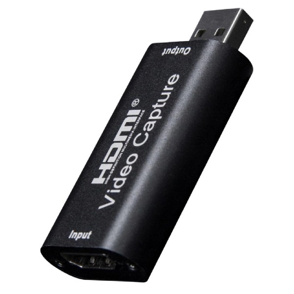 POWERTECH converter καταγραφής video PTH-047, HDMI σε USB, μαύρος