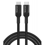 POWERTECH καλώδιο USB-C PTR-0135, PD 60W, 10Gbps, copper, 1m, μαύρο