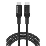 POWERTECH καλώδιο USB-C PTR-0139, PD 240W, 40Gbps, copper, 1m, μαύρο