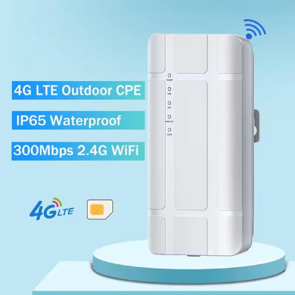 SUNCOMM outdoor 4G LTE CPE QC300K, 300Mbps Wi-Fi, 100Mbps LAN, IP65