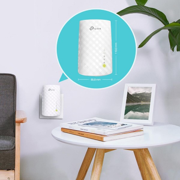 TP-LINK mesh WiFi extender RE220, AC750, dual band, Ver 3.0