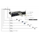 PULSAR patch panel για rack RP-U24V6, 24-port, UTP Cat 6, 1U