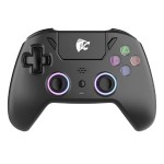 ROAR ασύρματο gamepad RR-0023, Switch/PS4/PC/iOS/Android, Bluetooth, μαύρο