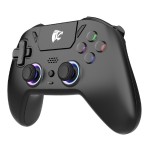 ROAR ασύρματο gamepad RR-0023, Switch/PS4/PC/iOS/Android, Bluetooth, μαύρο