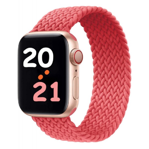 ROCKROSE πλεκτό solo band Maya για Apple Watch 42/44mm, 135mm, ροζ