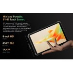 OUKITEL tablet RT3, 8", 4/64GB, 4G, 5150mAh, IP68/IP69K, μαύρο