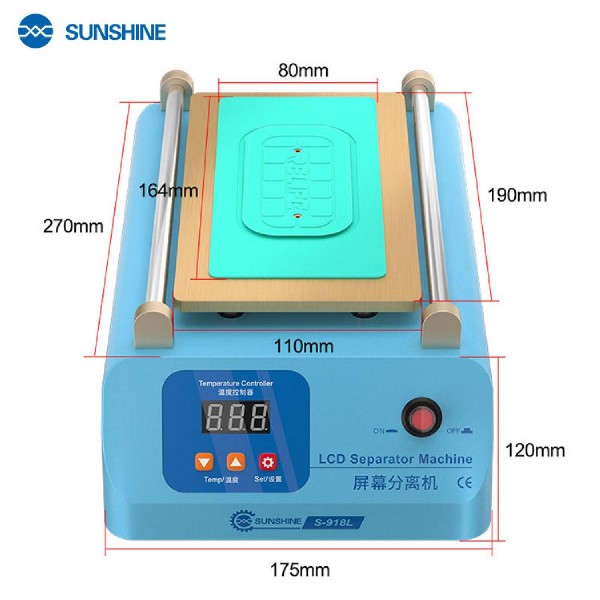 SUNSHINE διαχωριστής LCD οθόνης S-918L για επισκευές κινητών, 400W