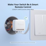 SONOFF smart διακόπτης S-MATE2, 3 κανάλια, μπαταρίας, λευκός