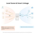 SONOFF smart διακόπτης S-MATE2, 3 κανάλια, μπαταρίας, λευκός