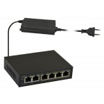 PULSAR PoE Ethernet Switch S64, 6x ports 10/100Mb/s