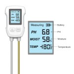 INHOCON 3 σε 1 ψηφιακός μετρητής εδάφους SGS07, PH/υγρασία/θερμοκρασία