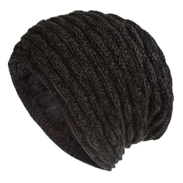 Πλεκτός σκούφος beanie SHO-0001, unisex, μαύρος