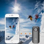 SJCAM mini action camera C100+, 4K, 15MP, Wi-Fi, αδιάβροχη, μαύρη