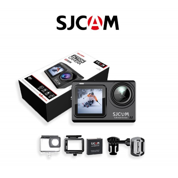 SJCAM action camera SJ8, 2x οθόνες, 4K, 20MP, Wi-Fi, αδιάβροχη, μαύρη