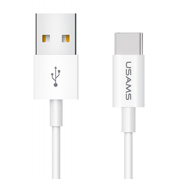 USAMS καλώδιο USB-C σε USB US-SJ285, 2A, 1m, λευκό