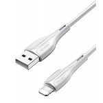 USAMS καλώδιο Lightning σε USB US-SJ371, 2A, 1m, λευκό