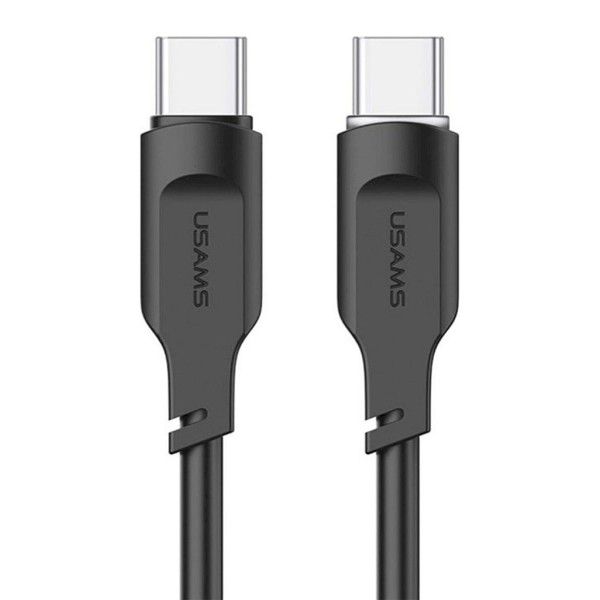 USAMS καλώδιο USB-C σε USB-C US-SJ567, 100W PD, 1.2m, μαύρο