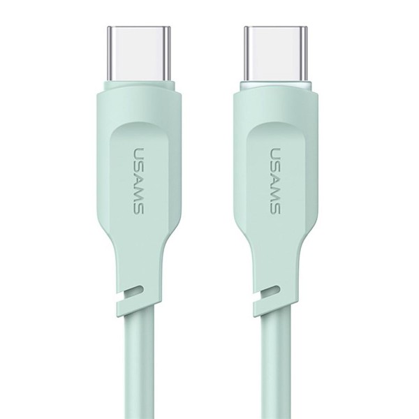 USAMS καλώδιο USB-C σε USB-C US-SJ567, 100W PD, 1.2m, πράσινο