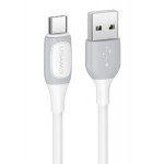 USAMS καλώδιο USB-C σε USB US-SJ596, 3A, 1m, λευκό