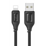 USAMS καλώδιο Lightning σε USB US-SJ618, 12W, 1m, μαύρο