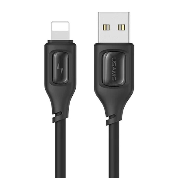 USAMS καλώδιο Lightning σε USB US-SJ618, 12W, 1m, μαύρο