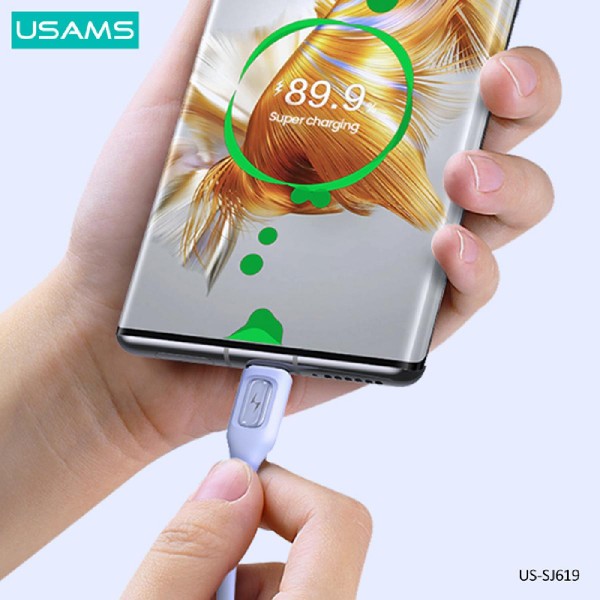 USAMS καλώδιο USB-C σε USB US-SJ619, 3A, 1m, μπλε