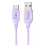 USAMS καλώδιο USB-C σε USB US-SJ619, 3A, 1m, μωβ