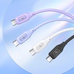 USAMS καλώδιο USB-C σε USB US-SJ619, 3A, 1m, μωβ