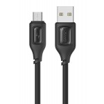 USAMS καλώδιο micro USB σε USB US-SJ620, 10W, 1m, μαύρο