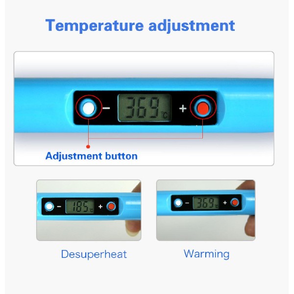 SUNSHINE κολλητήρι SL-936D με LED φωτισμό, 80W, 180~480 °C