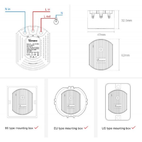 SONOFF Smart Dimmer switch D1